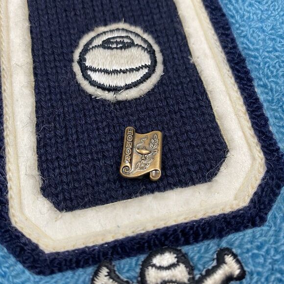 VTG Broadway Knitting Mills Sweater Size M Wool Varsity Letterman Oakmont HS 70s - Picture 9 of 14